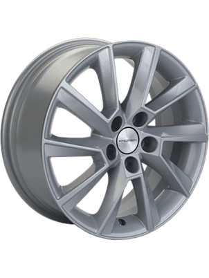 Колесный диск KHOMEN KHW1507 6xR15 5x105 ET39 DIA56.6 F-Silver