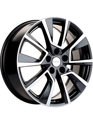 Колесный диск KHOMEN KHW1802 7xR18 5x114.3 ET48 DIA67.1 Черный